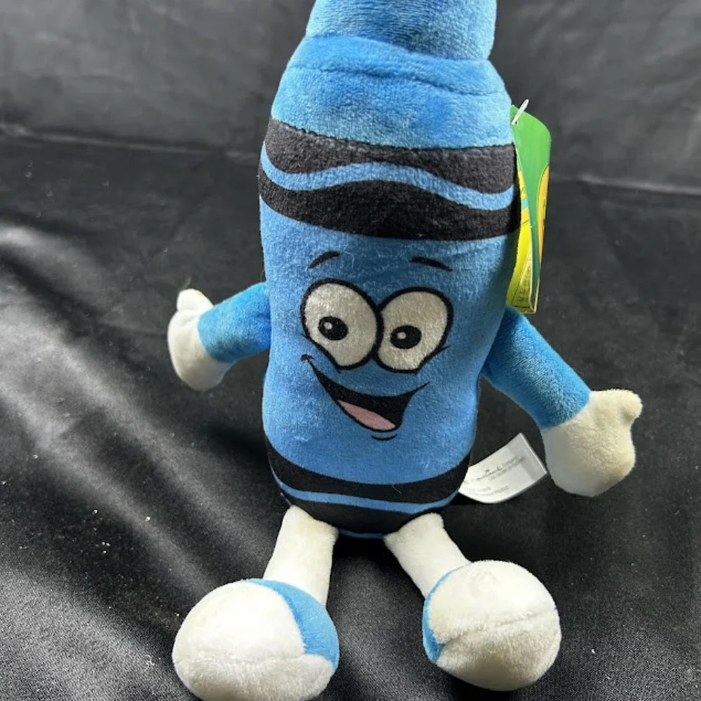 Crayola Blue Crayon Plush Character Hallmark Soft Stuffed Toy Mascot NWT 12in
